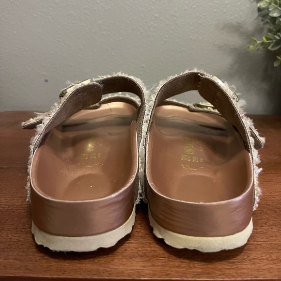 Birkenstock Arizona Leather Textile Sandals - Picture 7 of 8